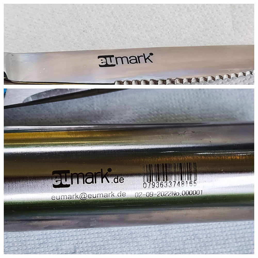 Stencil for electrochemical marking etching type 3 50x50mm or 2x2  SIGNIERTECHNIK - Mark metal quick and easy