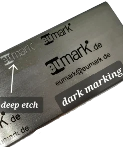 electrochemical serial number marking on stainless steel surgical instrument