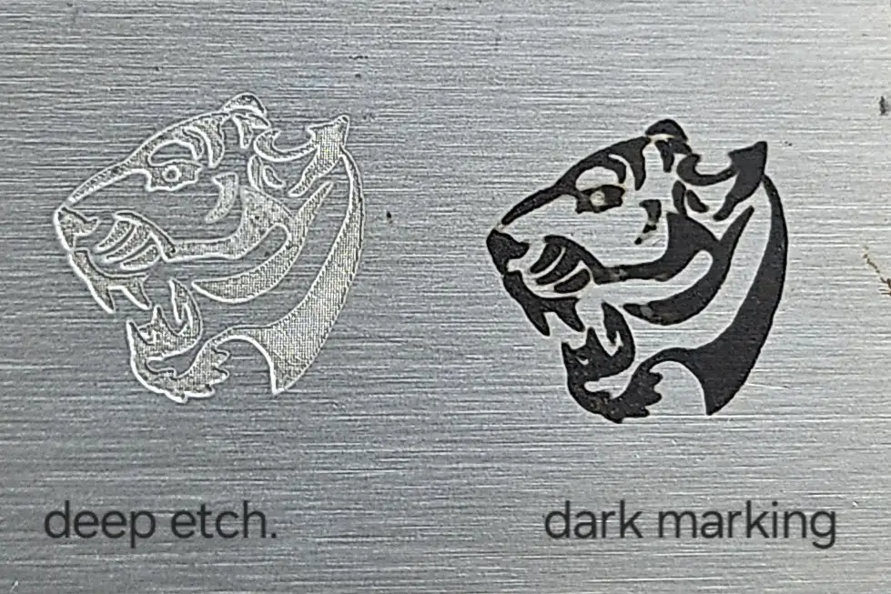 eumark tiger black mark deep etch web